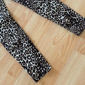 Guess Skinny Leopard Print Pants